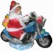 Kerstman op een motorfiets 68