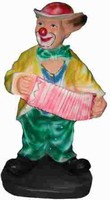 Clown met accordeon  65