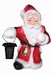Kerstman met een bel. + Lamp 42