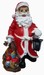 Kerstman met een zak op de grond 75