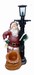 Kerstman met lamp en zak 105